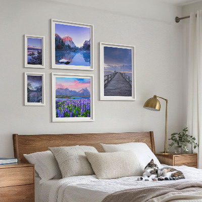 Set di quadri incorniciati Paesaggi montani e costieri
