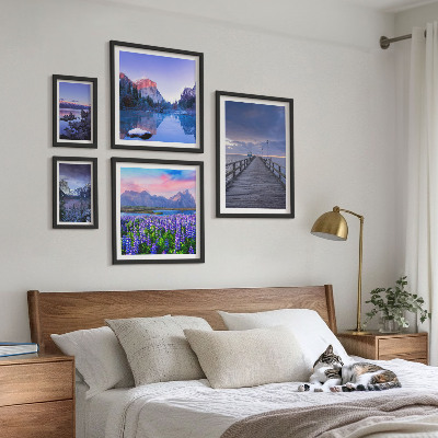 Set di quadri incorniciati Paesaggi montani e costieri