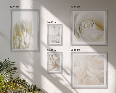 Set di quadri incorniciati Dettagli in marmo rosa bianco