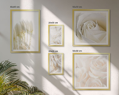 Set di quadri incorniciati Dettagli in marmo rosa bianco
