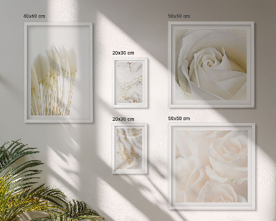 Set di quadri incorniciati Dettagli in marmo rosa bianco