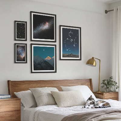 Set di quadri incorniciati Paesaggi cosmici della galassia