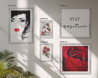 Polittico con cornice Ritratti di donne con fiori vintage