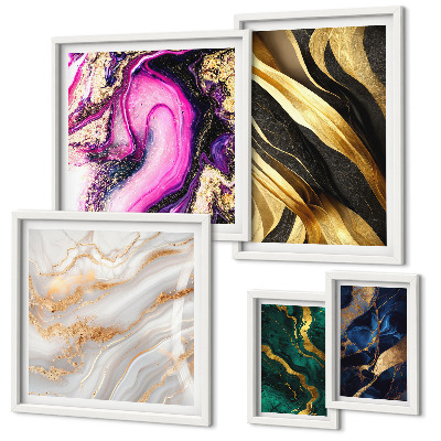 Polittico con cornice Modelli astratti moderni