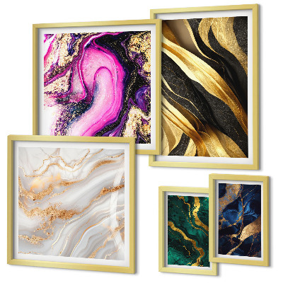 Polittico con cornice Modelli astratti moderni