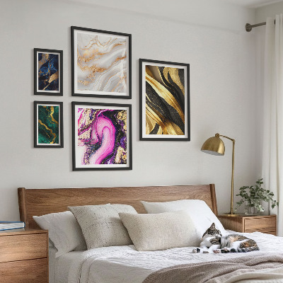 Polittico con cornice Modelli astratti moderni