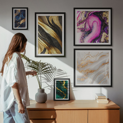 Polittico con cornice Modelli astratti moderni