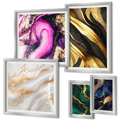 Polittico con cornice Modelli astratti moderni