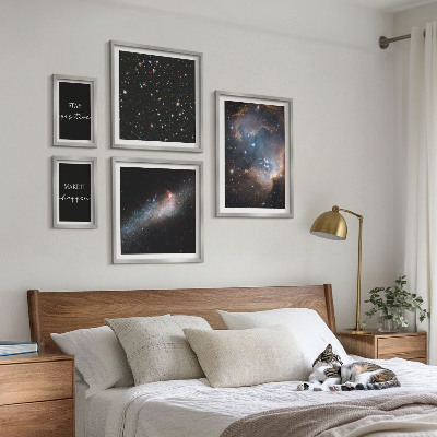 Set di quadri incorniciati Ispirazioni cosmiche e motivazione