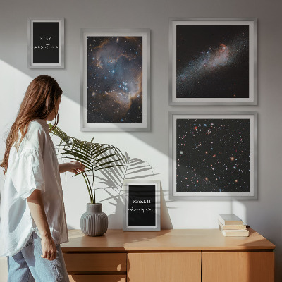 Set di quadri incorniciati Ispirazioni cosmiche e motivazione