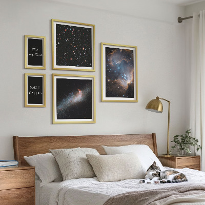 Set di quadri incorniciati Ispirazioni cosmiche e motivazione