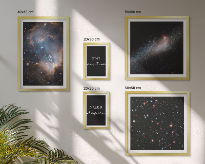 Set di quadri incorniciati Ispirazioni cosmiche e motivazione