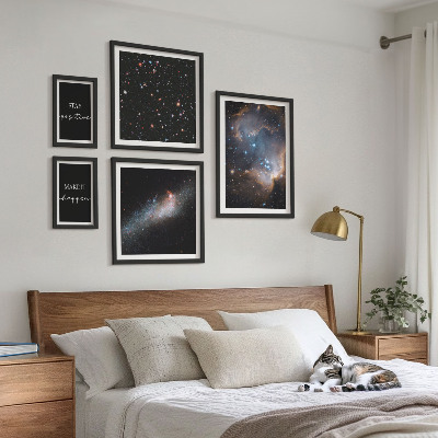 Set di quadri incorniciati Ispirazioni cosmiche e motivazione