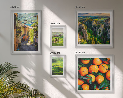 Set di 5 quadri Incantevoli paesaggi rurali