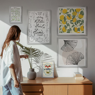 Set di 5 quadri Idee per cucine eleganti