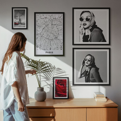 Set di 5 quadri Dettagli di stile della moda parigina