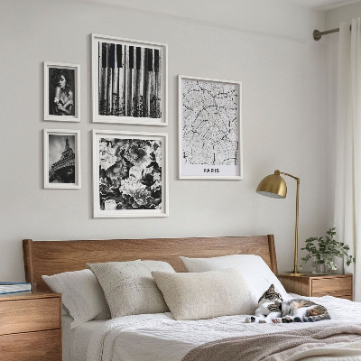 Set di quadri incorniciati Elegante architettura in stile parigino.