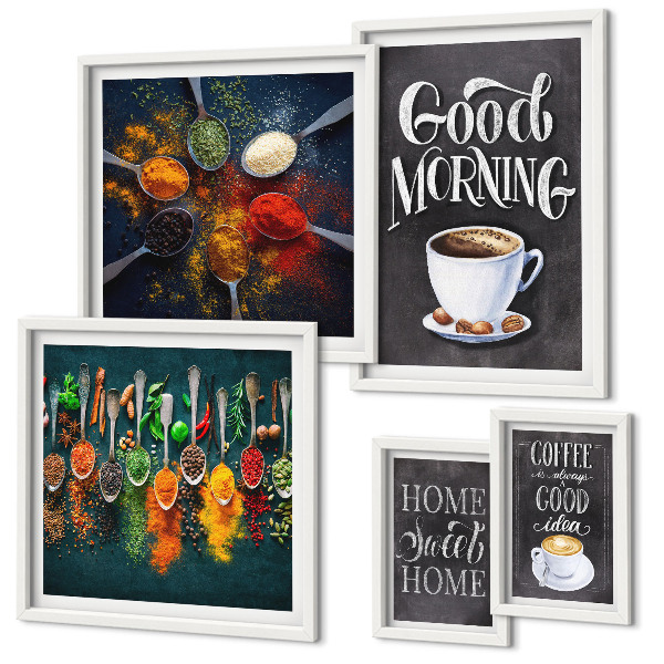 Set di quadri incorniciati Idee per gli amanti del caffè