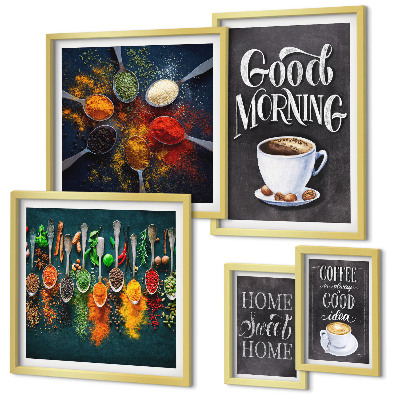 Set di quadri incorniciati Idee per gli amanti del caffè
