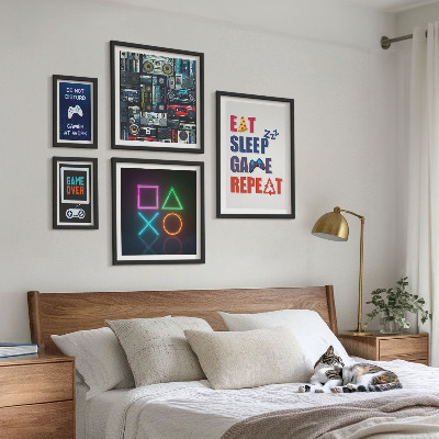 Polittico con cornice Eleganti decorazioni per giocatori