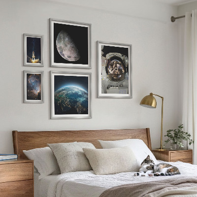 Set di quadri incorniciati Scoperte spaziali degli astronauti