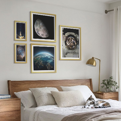 Set di quadri incorniciati Scoperte spaziali degli astronauti