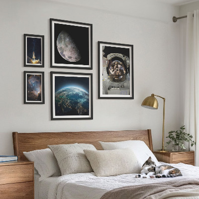 Set di quadri incorniciati Scoperte spaziali degli astronauti
