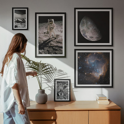 Set di 5 quadri Scoperte e segreti cosmici