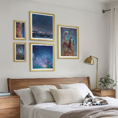 Set di quadri incorniciati Paesaggi cosmici delle galassie