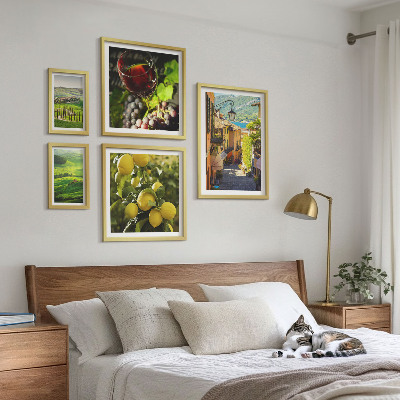 Set di 5 quadri Gli incantevoli paesaggi della Toscana