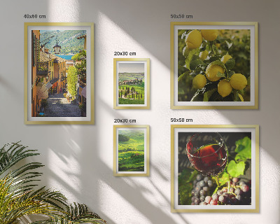 Set di 5 quadri Gli incantevoli paesaggi della Toscana