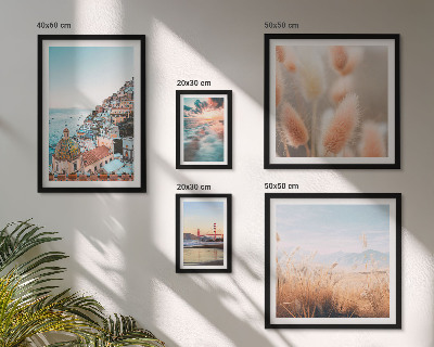 Set di 5 quadri Paesaggi costieri natura