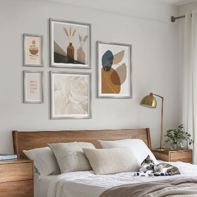 Set di quadri incorniciati Decorazioni floreali in stile boho
