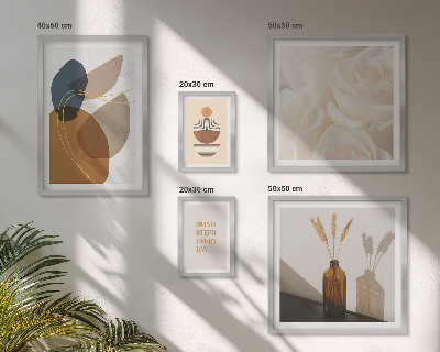 Set di quadri incorniciati Decorazioni floreali in stile boho