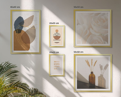 Set di quadri incorniciati Decorazioni floreali in stile boho
