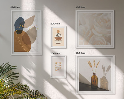 Set di quadri incorniciati Decorazioni floreali in stile boho