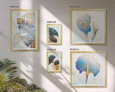 Set di 5 quadri Motivi vegetali moderni