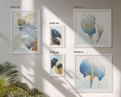 Set di 5 quadri Motivi vegetali moderni