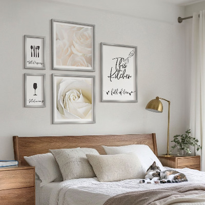 Set di quadri incorniciati Elegante decorazione vegetale per la cucina