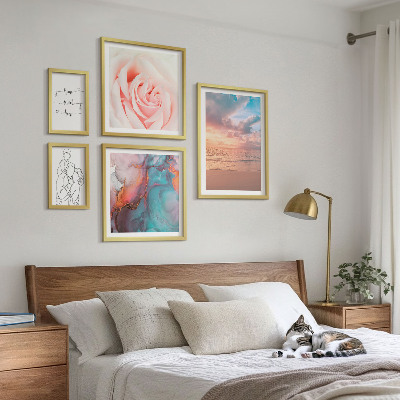 Polittico con cornice Paesaggi marini romantici