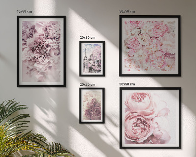 Set di 5 quadri Composizioni floreali vintage