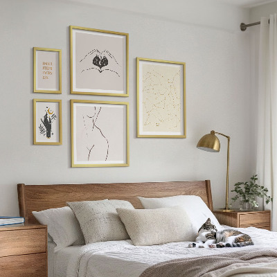 Set di quadri incorniciati Motivi spaziali minimalisti