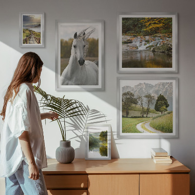 Polittico con cornice Paesaggi Paesaggi Cavallo