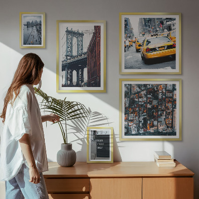 Set di 5 quadri Incantevoli scorci di New York
