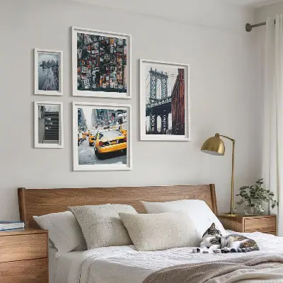Set di 5 quadri con incantevoli scorci di New York