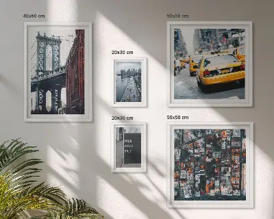 Set di 5 quadri con incantevoli scorci di New York