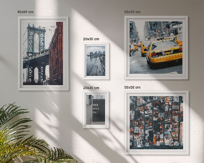 Set di 5 quadri Incantevoli scorci di New York