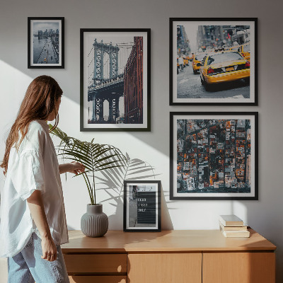 Set di 5 quadri Incantevoli scorci di New York