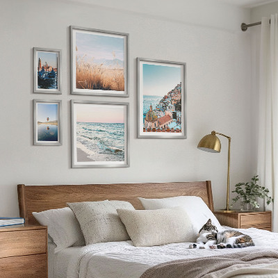 Set di 5 quadri Incantevoli viste sul mare