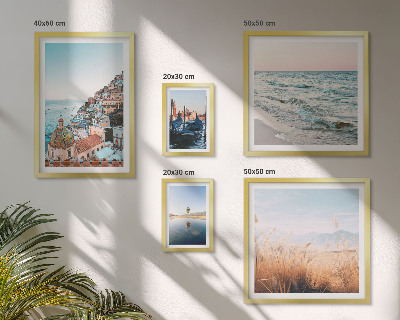 Set di 5 quadri Incantevoli viste sul mare